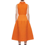 Gonna a trapezio in arancione Melitta Baumeister - donna 