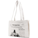 Borsa a spalla  New York Times in bianco 