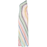 Abito lungo monospalla a righe multicolore Missoni - donna 