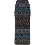 Gonna maxi motivo chevron multicolor Missoni - donna 