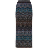 Gonna maxi motivo chevron multicolor Missoni - donna 