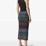 Gonna maxi motivo chevron multicolor Missoni - donna 