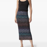 Gonna maxi motivo chevron multicolor Missoni - donna 