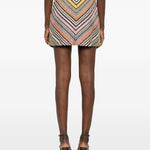 Gonna con motivo chevron multicolor Missoni - donna 