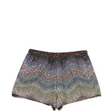 Shorts con motivo a zigzag in multicolore Missoni - donna 