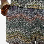 Shorts con motivo a zigzag in multicolore Missoni - donna 