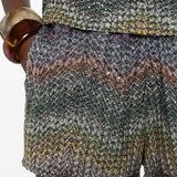 Shorts con motivo a zigzag in multicolore Missoni - donna 