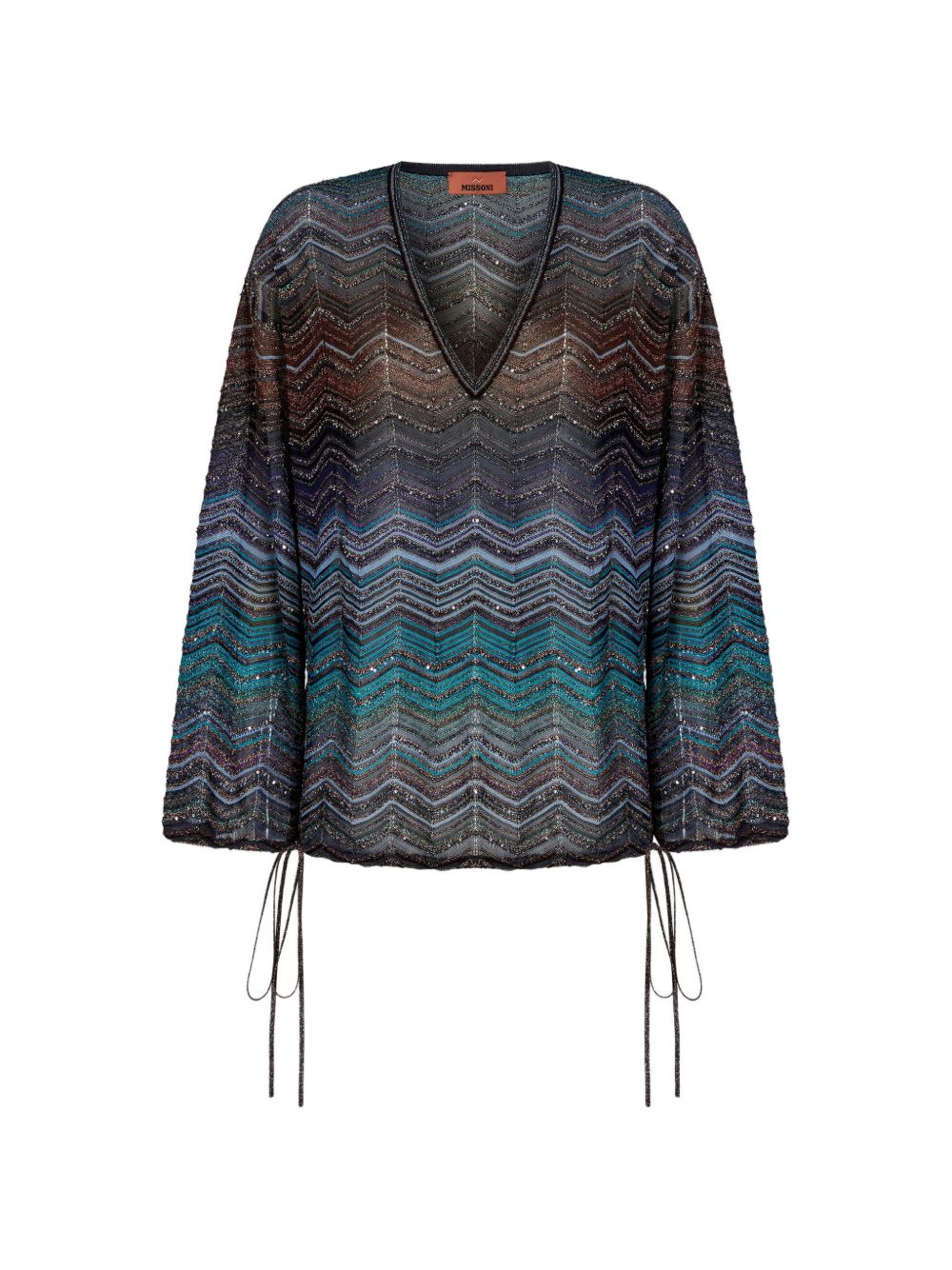 Blusa con motivo chevron multicolor Missoni - donna 