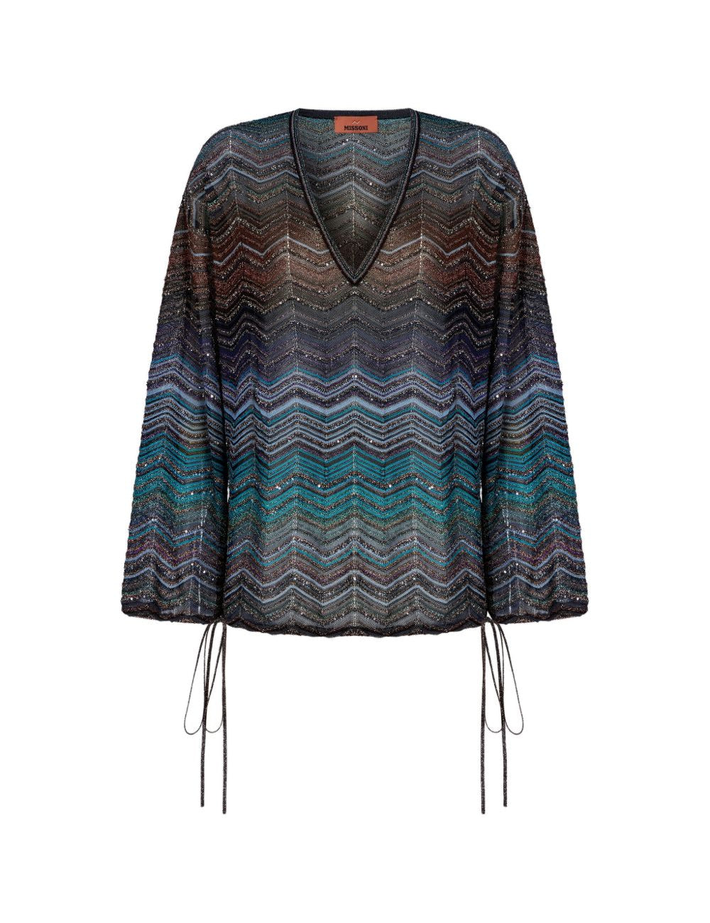 Blusa con motivo chevron multicolor Missoni - donna 