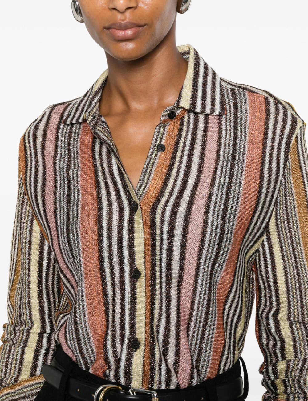 Camicia a maniche lunghe pattern multicolor MISSONI - DONNA 