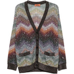 CARDIGAN MAXI CHEVRON-PATTERN MULTICOLOR MISSONI - DONNA 