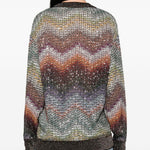 CARDIGAN MAXI CHEVRON-PATTERN MULTICOLOR MISSONI - DONNA 