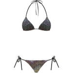 Bikini con nodo in nero Missoni - donna 