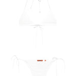 Bikini a triangolo in bianco Missoni - donna 