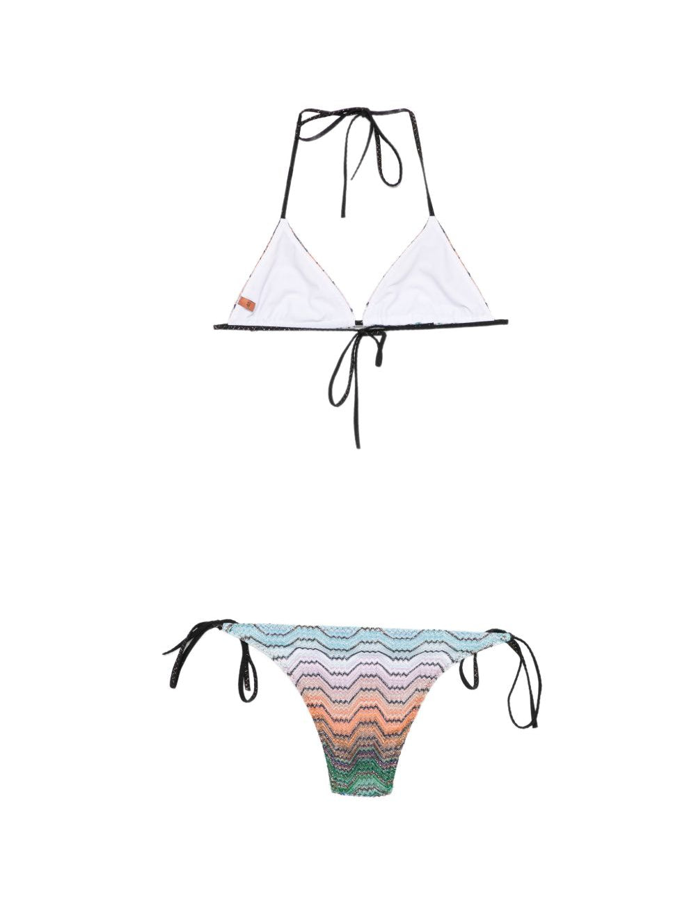 Bikini a triangolo con motivo a zig-zag multicolore Missoni - donna<BR/> 