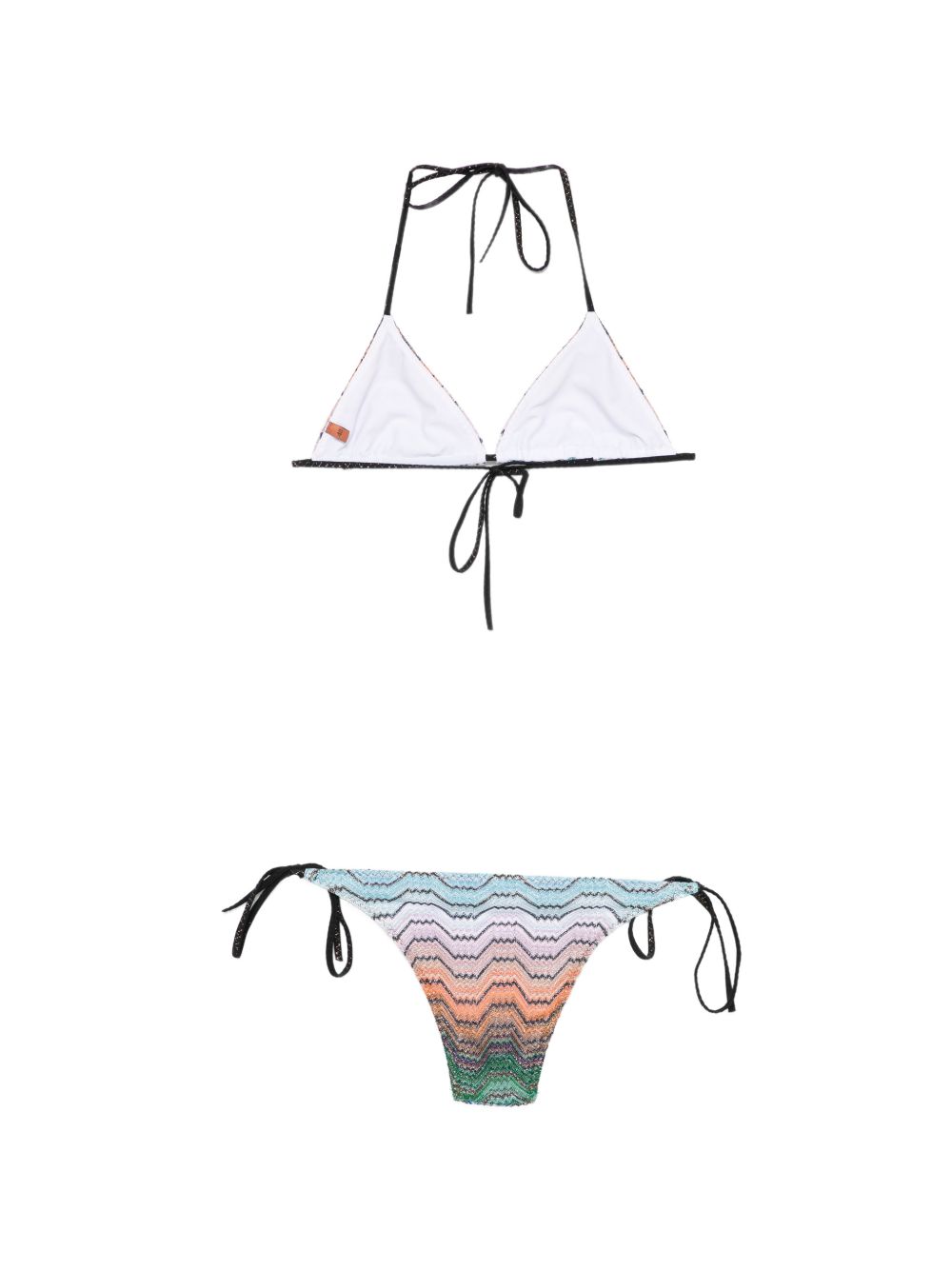 Bikini a triangolo con motivo a zig-zag multicolore Missoni - donna<BR/> 