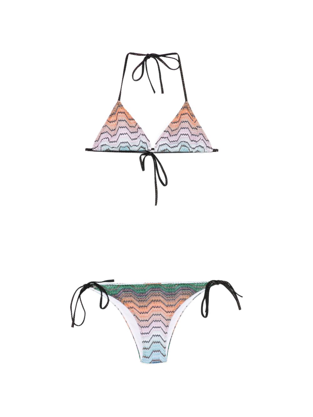 Bikini a triangolo con motivo a zig-zag multicolore Missoni - donna<BR/> 