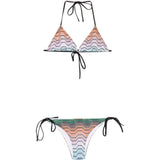 Bikini a triangolo con motivo a zig-zag multicolore Missoni - donna<BR/> 