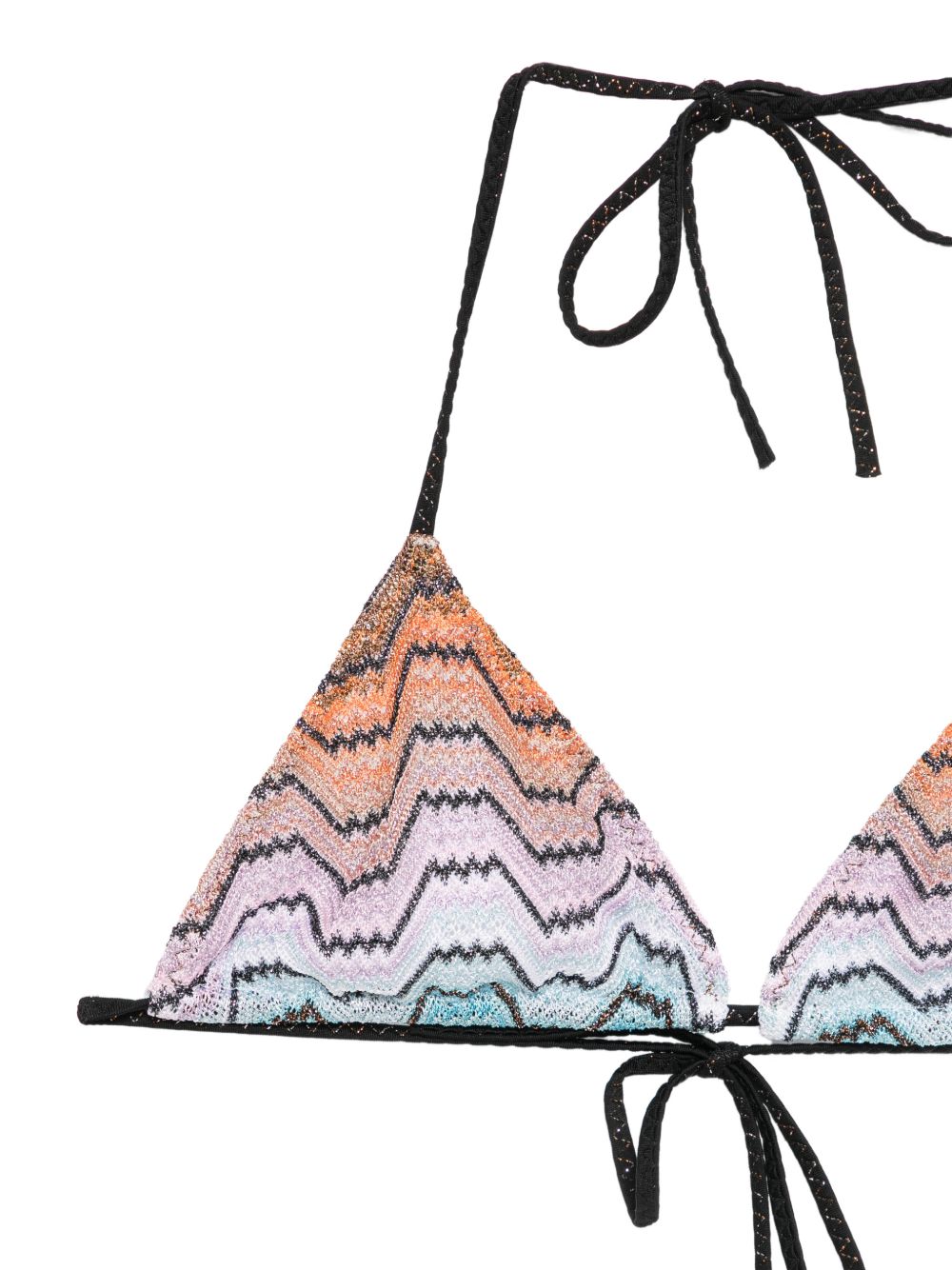 Bikini a triangolo con motivo a zig-zag multicolore Missoni - donna<BR/> 