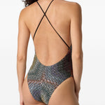 Costume intero con incrocio multicolore Missoni - donna 