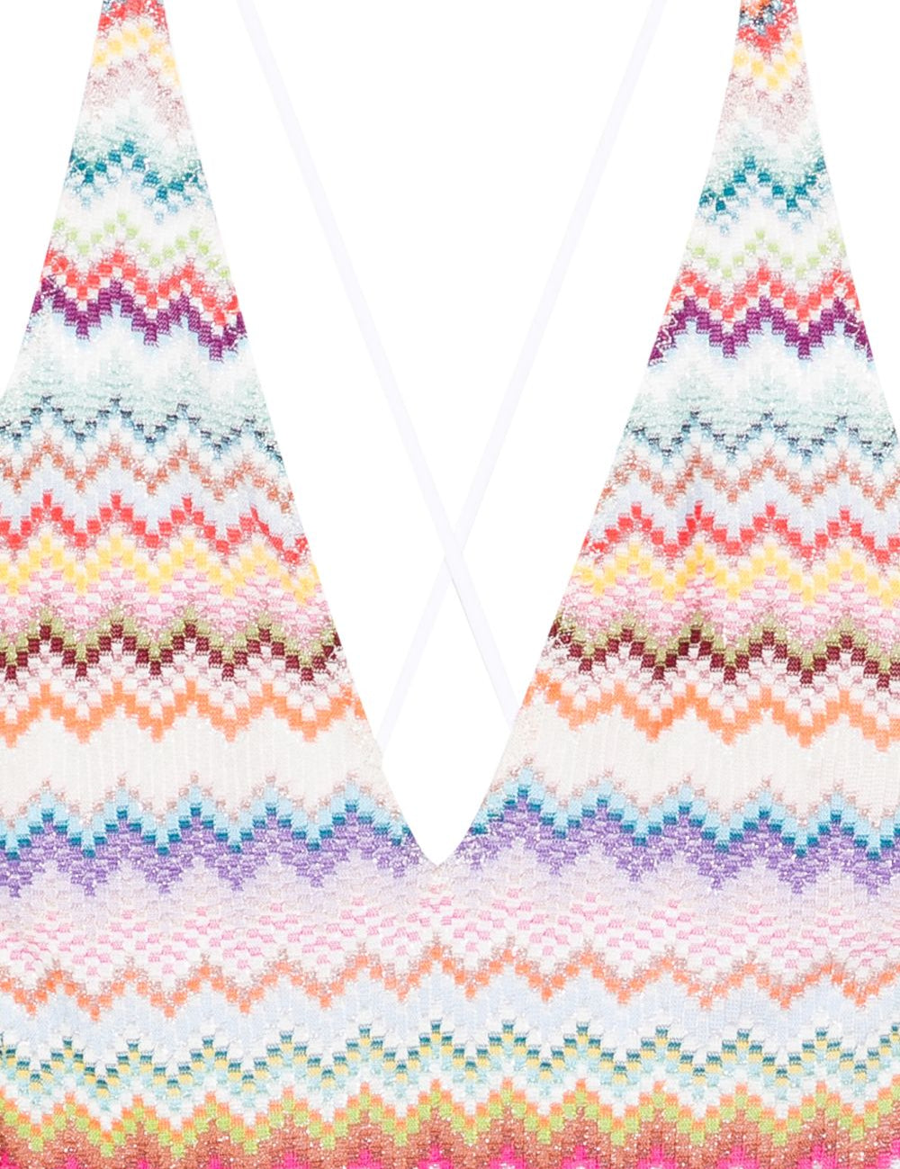 Costume intero con motivo a zigzag in multicolore Missoni - donna 