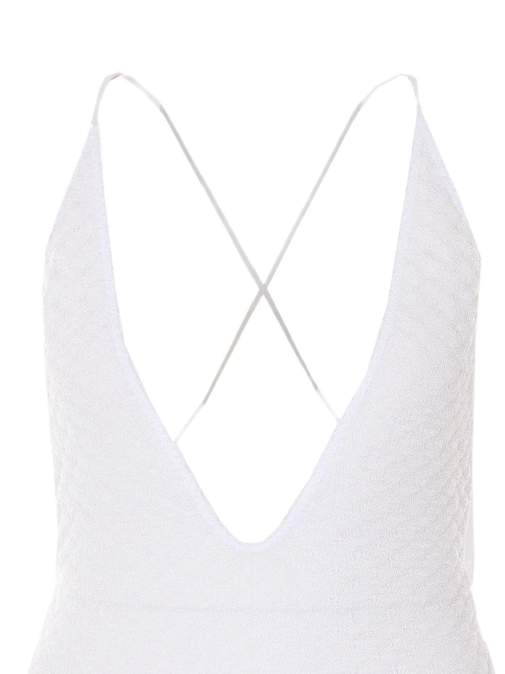 Costume da bagno con scollo a V in bianco Missoni - donna 