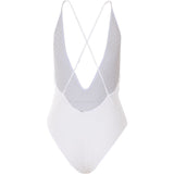 Costume da bagno con scollo a V in bianco Missoni - donna 