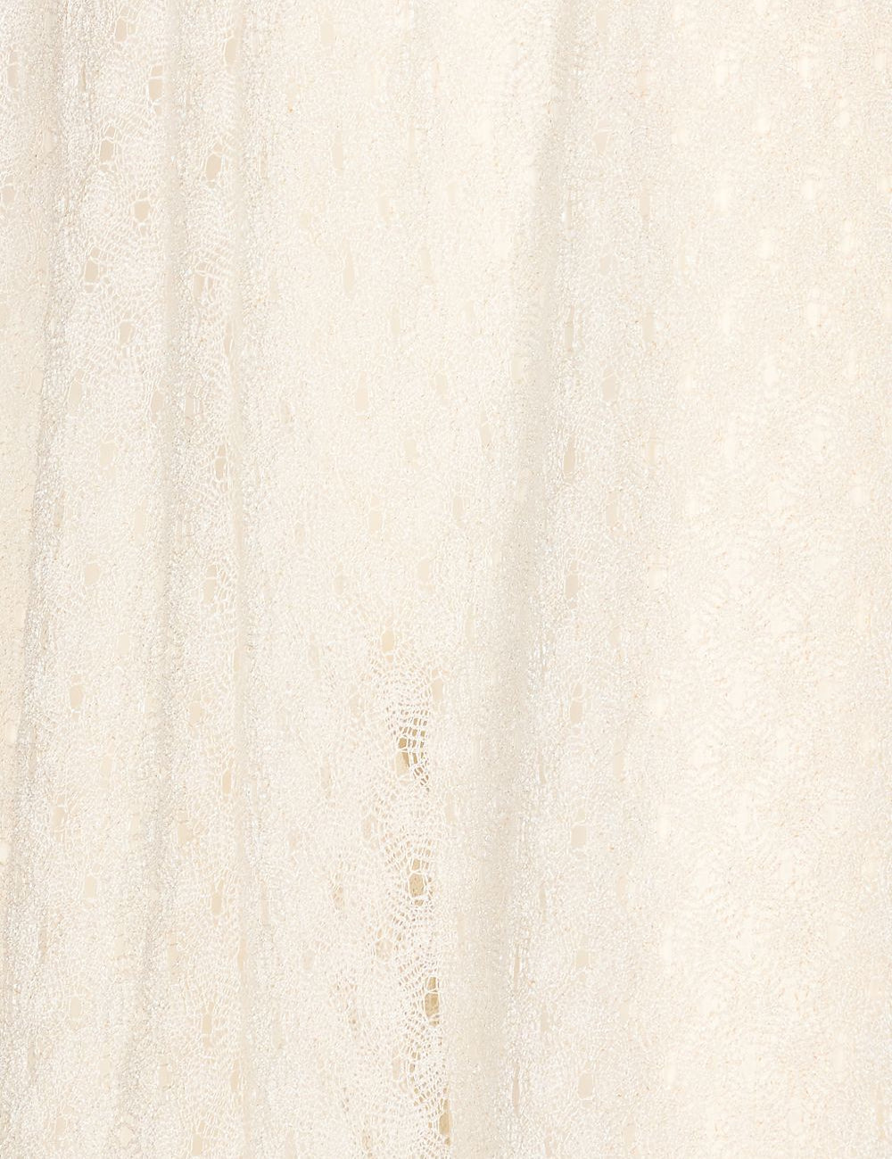 Pantaloni Raschel a gamba ampia in avorio Missoni - donna 