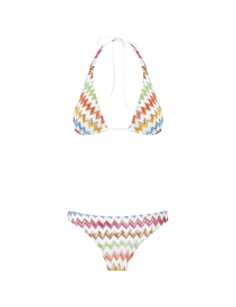 Bikini con motivo chevron in bianco Missoni - donna 