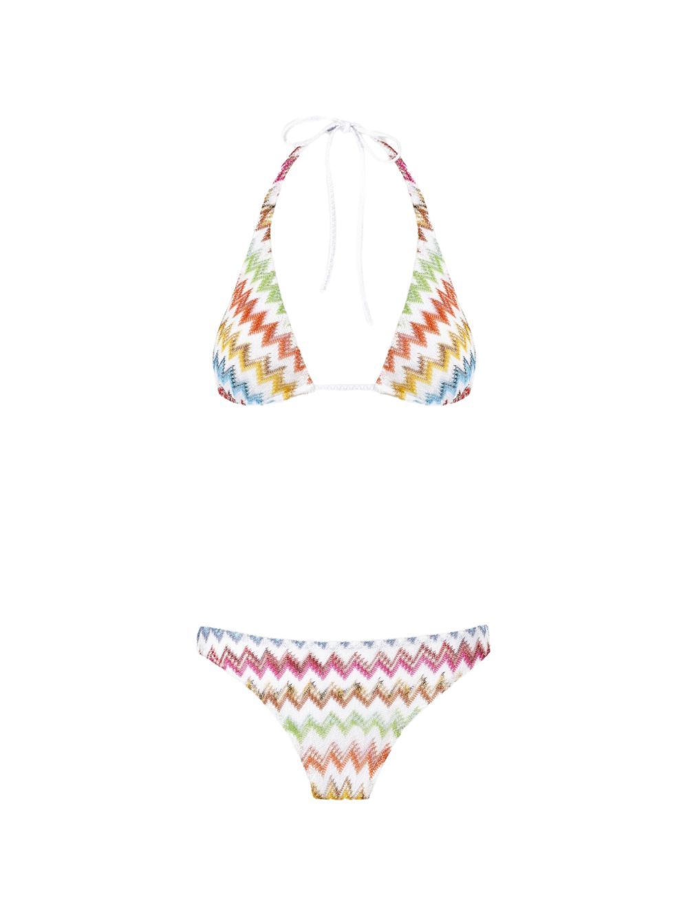 Bikini con motivo chevron in bianco Missoni - donna 