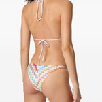 Bikini con motivo chevron in bianco Missoni - donna 