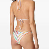 Bikini con motivo chevron in bianco Missoni - donna 