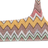 Bikini monospalla con motivo a chevron in multicolore Missoni - donna 