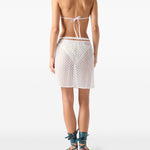 Gonna mini copricostume in bianco Missoni - donna 