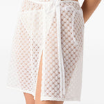 Gonna mini copricostume in bianco Missoni - donna 