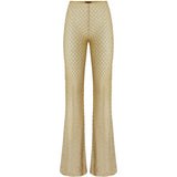 Pantaloni Raschel a gamba ampia in dorato Missoni - donna 