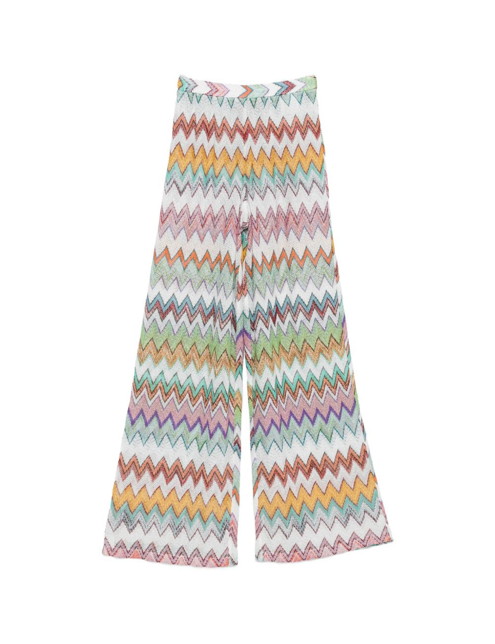 Pantaloni con motivo a zigzag mlticolore Missoni - donna 