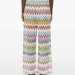 Pantaloni con motivo a zigzag mlticolore Missoni - donna 