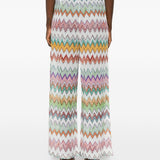 Pantaloni con motivo a zigzag mlticolore Missoni - donna 