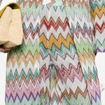 Pantaloni con motivo a zigzag mlticolore Missoni - donna 