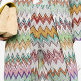 Pantaloni con motivo a zigzag mlticolore Missoni - donna 