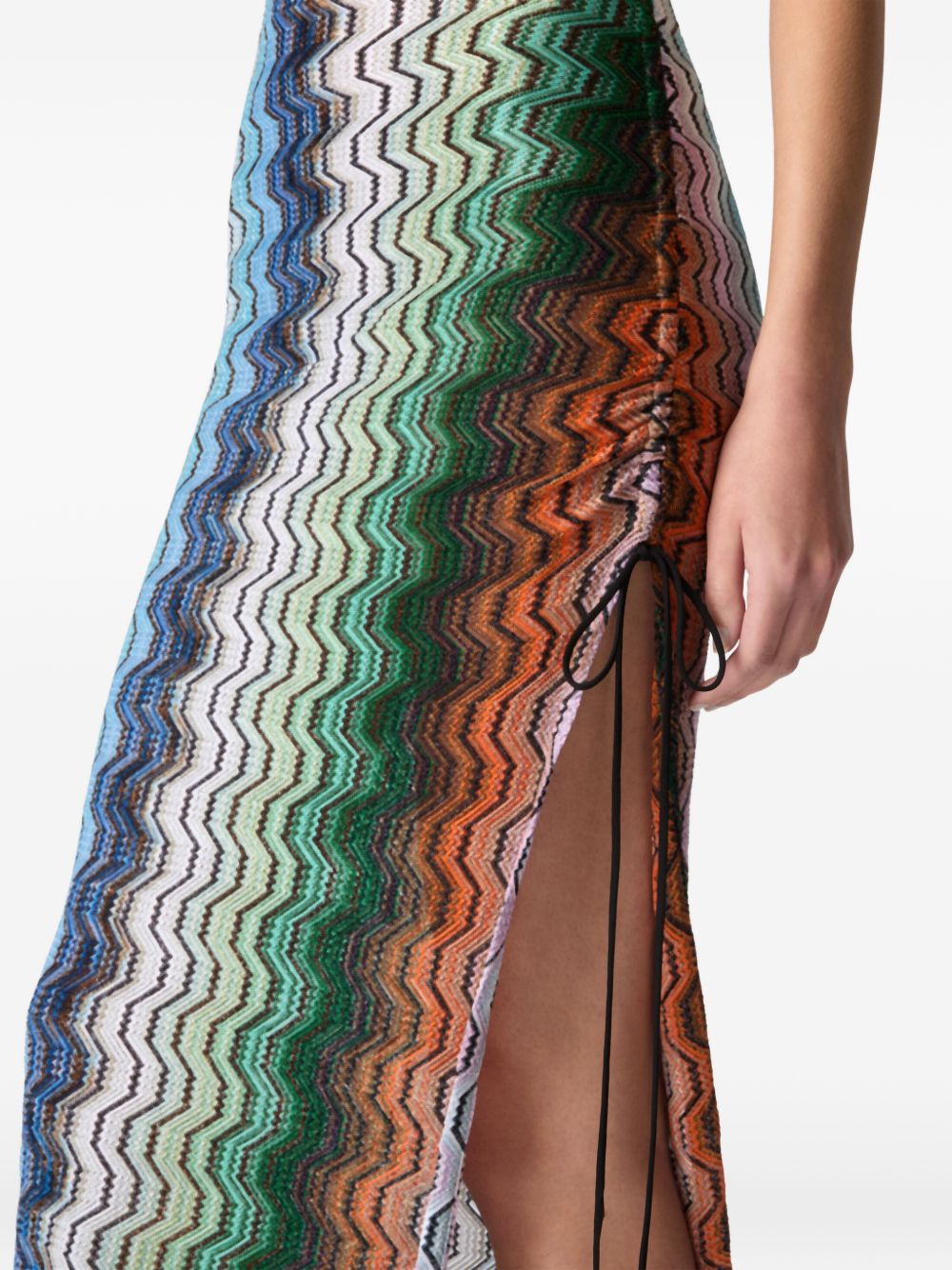 Copricostume chevron-pattern multicolor Missoni - donna 