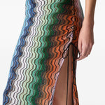 Copricostume chevron-pattern multicolor Missoni - donna 
