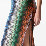 Copricostume chevron-pattern multicolor Missoni - donna 