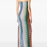 Copricostume chevron-pattern multicolor Missoni - donna 
