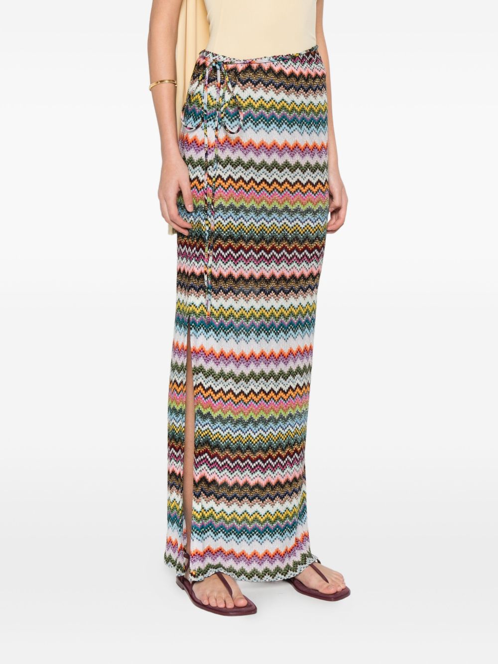 Gonna maxi motivo chevron multicolor Missoni - donna 