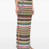 Gonna maxi motivo chevron multicolor Missoni - donna 