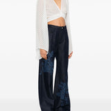 Blusa intrecciata in bianco Missoni - donna 