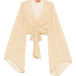 Blusa intrecciata in dorato Missoni - donna 