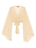 Missoni women's gold woven blouse